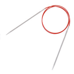 ChiaoGoo Red Lace Stainless Steel Fixed Circular Needles - 32" 80cm (32")