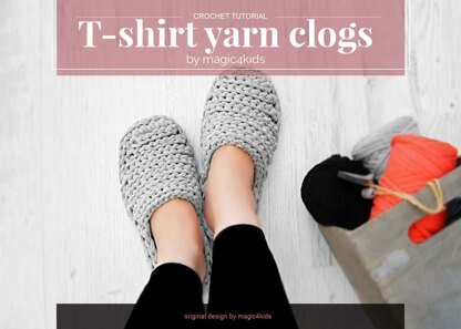 T-shirt yarn clogs