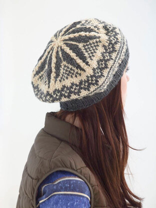Gretchen's Easy Tam Hat in Lion Brand Heartland - L40074