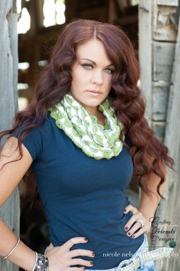 Mountain Lace Infinity Scarf