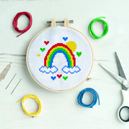 Simply Make Rainbow Cross Stitch Kit