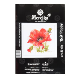 Merejka Red Poppy Cross Stitch Kit