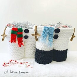 Snowman Legs Gift Basket