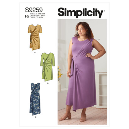 Simplicity Women's Knit Dresses & Tunic S9259 - Sewing Pattern