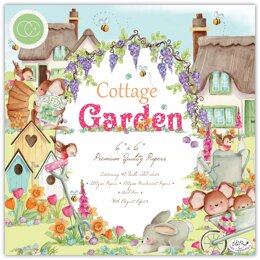 Craft Consortium Cottage Garden Paper Pad - 6in x 6in