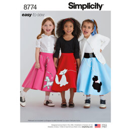 Simplicity 8774 Child's and Girls Costumes - Sewing Pattern