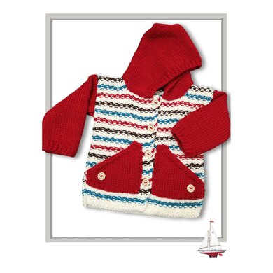 CHUNKY/Bulky  - At The Fair Cardigan Hoodie (3 to 12 month)