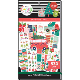 The Happy Planner Merry Christmas 30 Sheet Sticker Value Pack