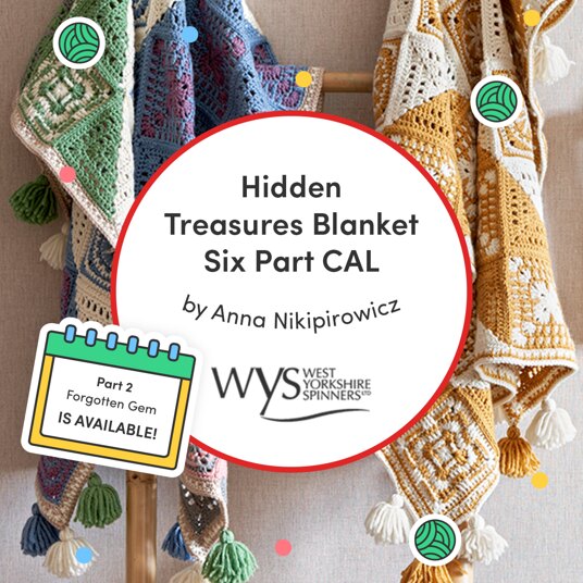 Hidden Treasures Blanket CAL - 2nd part available!