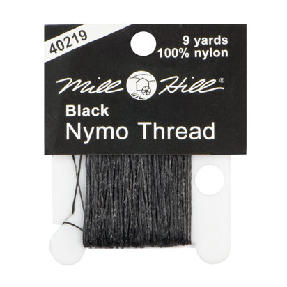Mill Hill Nymo Thread for Beading, Black 9yds