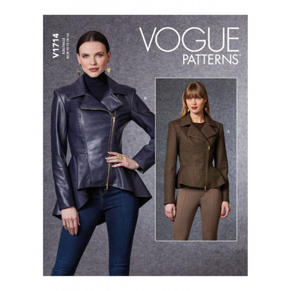 Vogue Misses' Jacket V1714 - Sewing Pattern