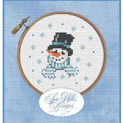 Imaginating Snowman Cross Stitch Kit - 2.7in x 2.9in