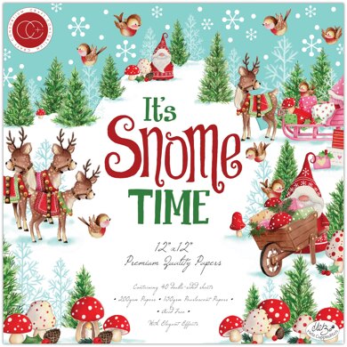 Craft Consortium It's Snome Time Paper Pad - 12in x 12in