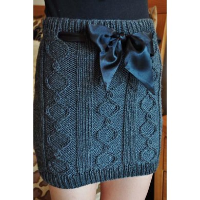 Cables and Curves Cable Knit Skirt
