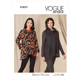 Vogue Misses' Jacket and Vest V1817 - Sewing Pattern