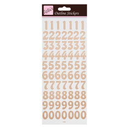 Anitas Outline Large Numbers Stickers