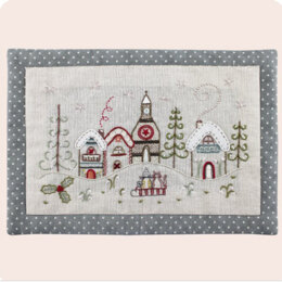 Un Chat Dans L'Aiguille Christmas Village Embroidery Kit - Multi