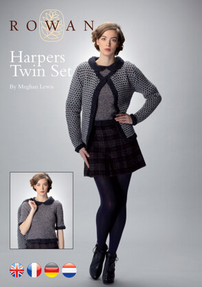 Harpers Twin Set in Rowan Felted Tweed DK