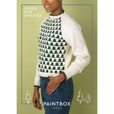 Sleigh Ride Sweater : Sweater Knitting Pattern in Paintbox Yarns Aran Yarn