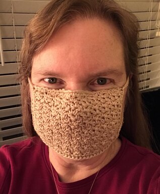 EASY Crochet Face Mask with Filter Pocket