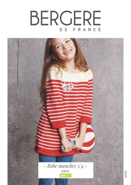 Girl Dress in Bergere de France Ideal - M1161 - Downloadable PDF