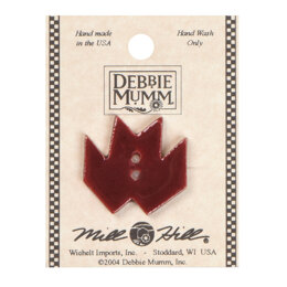 Mill Hill Button 43051 - Maple Leaf Red