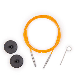 KnitPro Smart Stix Orange Nadelseil - 96cm (macht 120cm Nadeln)