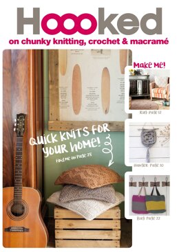 Hoooked on Chunky Knitting, Crochet and Macrame - Downloadable PDF