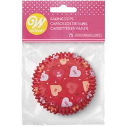 Wilton Candy Heart Baking Cup 75Ct