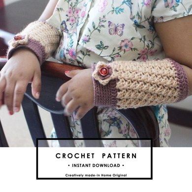 Hand warmer for baby- Crochet Pattern