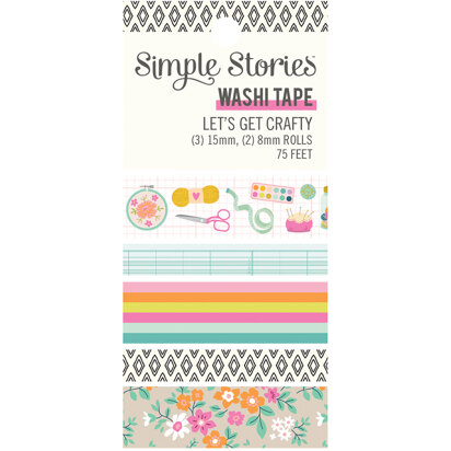 Simple Stories Let's Get Crafty Washi Tape