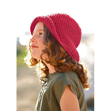 Crocheted Sunhat in Bergere de France Sonora - 25 - Downloadable PDF