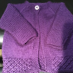 Maebry Top down cardigan - P152 Knitting pattern by OGE Knitwear Designs