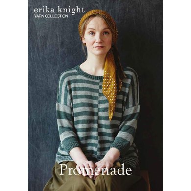 Promenade Sweatshirt in Erika Knight Studio Linen - Downloadable PDF