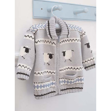 "Gabriel Jacket" : Jacket Knitting Pattern for Babies in Debbie Bliss DK | Light Worsted Yarn