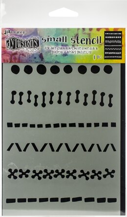 Ranger Dyan Reaveley's Dylusions Stencils 5"X8" - A Stitch In Time