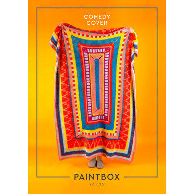 Comedy Cover - Free Blanket Crochet Pattern : Blanket Crochet Pattern for Home in Paintbox Yarns Aran Yarn