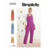 Simplicity Misses' Overall with Shaped Raised Waist and Back Ties S9382 - Paper Pattern, Size U5 (16-18-20-22-24)