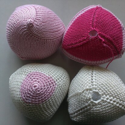Bottoms Up Knockers for Knitted Knockers