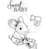 Pink Ink Designs Baby Mouse A7 Clear Stamp Set