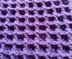 Simple Waffle Scarf with Double Keyhole Crochet Pattern