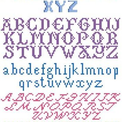 Cross Stitch Alphabets - PDF