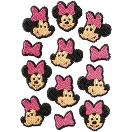 Wilton Disney Minnie Mouse Icing Decorations, 1.36 oz.