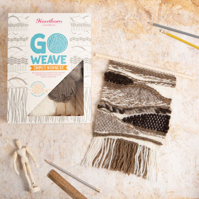 Hawthorn Handmade Go Weave Weaving Kit - Homespun - WKHOME