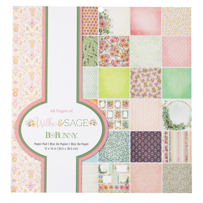 BoBunny Willow & Sage 12x12 Paper Pad