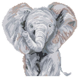Creative World of Crafts Elephant Cross Stitch Kit