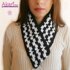 Cowl in black and white _ M29