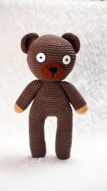Mr Bean teddy bear crochet amigurumi
