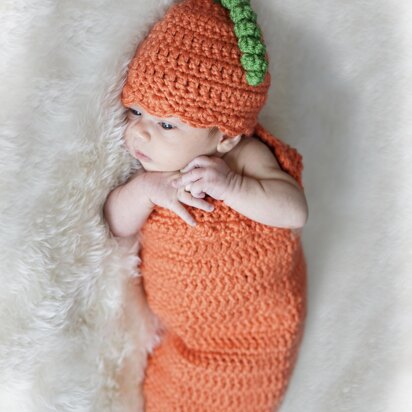 Crochet Pumpkin Hat and Cocoon Pattern