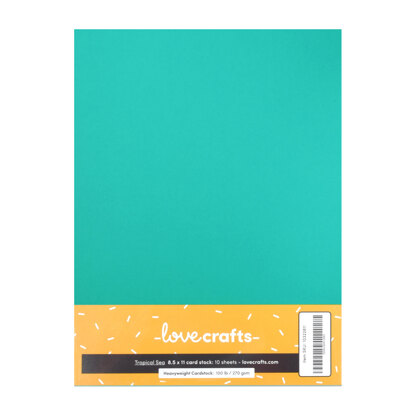 LoveCrafts Heavyweight Cardstock 100lb 8.5" x 11" 10 Pack
